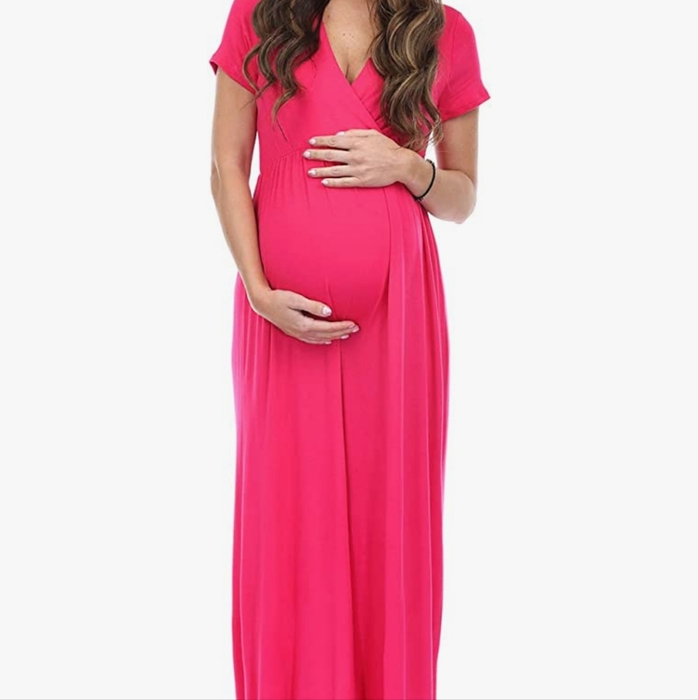 Like New Fuschia Pink Mother Bee Maternity Dress Small